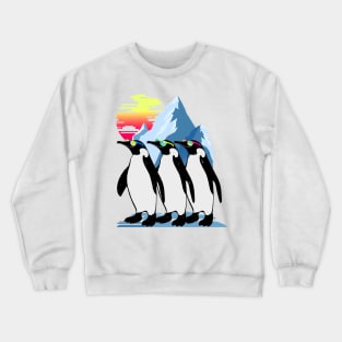 Cute Summer Penguin Crewneck Sweatshirt